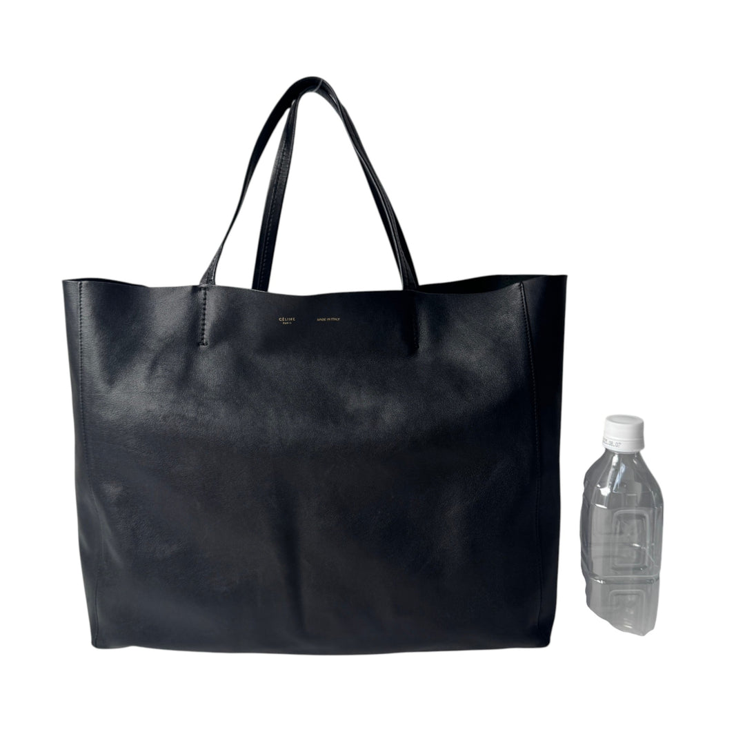 セリーヌ CELINE ホリゾンタルカバ トートバッグ ブラック 肩がけ A4 レディース