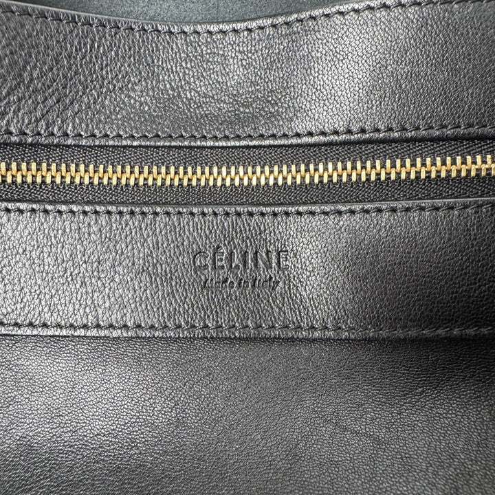 セリーヌ CELINE ホリゾンタルカバ トートバッグ ブラック 肩がけ A4 レディース