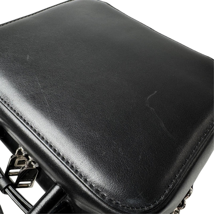 美品 ミチノパリ michinoPARIS サリュー スクエアバッグ 2way ハンドバッグ ショルダーバッグ 斜めがけ クロスボディ レディース