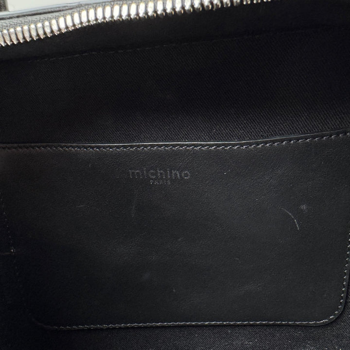 美品 ミチノパリ michinoPARIS サリュー スクエアバッグ 2way ハンドバッグ ショルダーバッグ 斜めがけ クロスボディ レディース