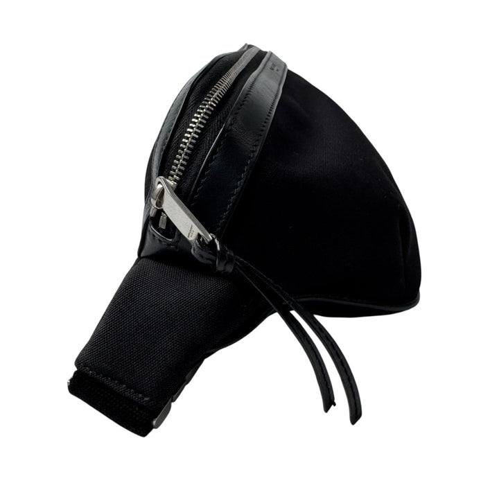 サンローラン SAINT LAURENT ウエストポーチ キャンバス ボディバッグ ブラック 557831 メンズ