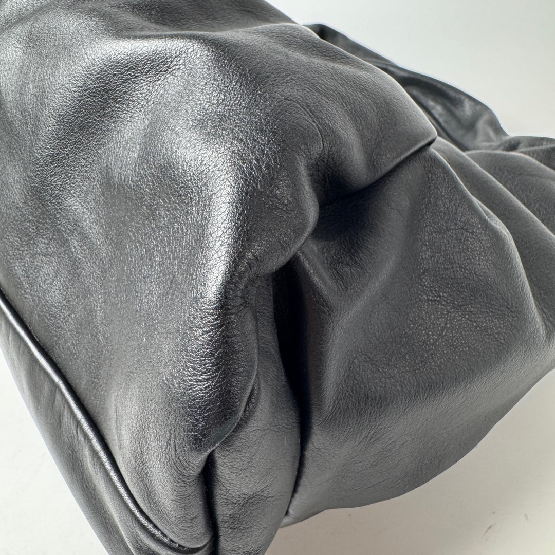 美品 ボッテガヴェネタ Bottega Veneta ザショルダーポーチ ギャザー ワンハンドルバッグ レザー 610524 レディース