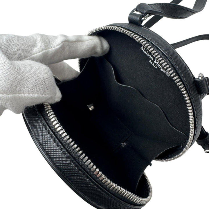 美品 メゾンマルジェラ Maison Margiela マイクロサークルバッグ ミニラウンド ショルダーバッグ SA2VL0016 斜めがけ クロスボディ レディース
