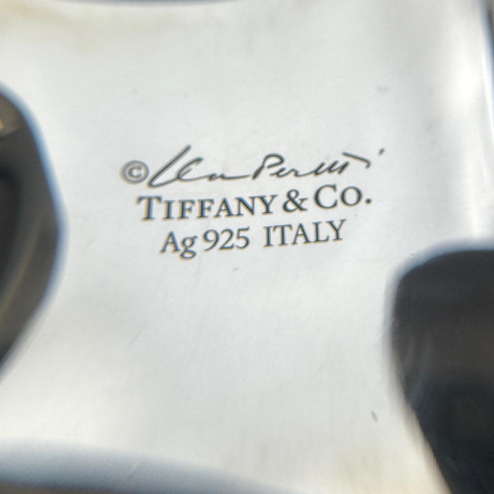 新品磨き済み ティファニー TIFFANY ボーンカフ バングル エルサペレッティ 925 左手 レディース