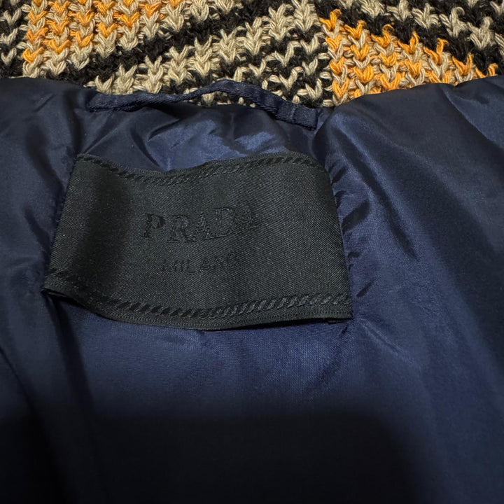 プラダ PRADA 21AW Re-Nylon ニットボンバージャケット ラフシモンズ M メンズ 大きめ