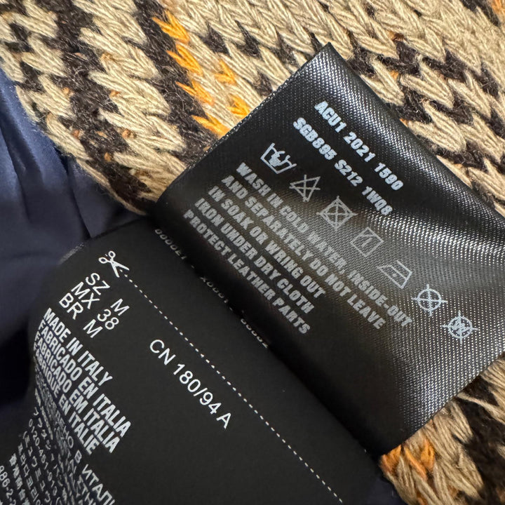 プラダ PRADA 21AW Re-Nylon ニットボンバージャケット ラフシモンズ M メンズ 大きめ