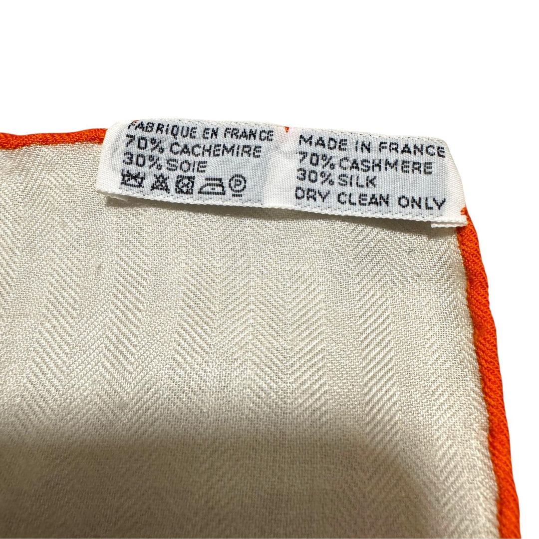 エルメス HERMES カレジェアン 140 パンテラパルドゥス 豹 ショール 大判 レディース