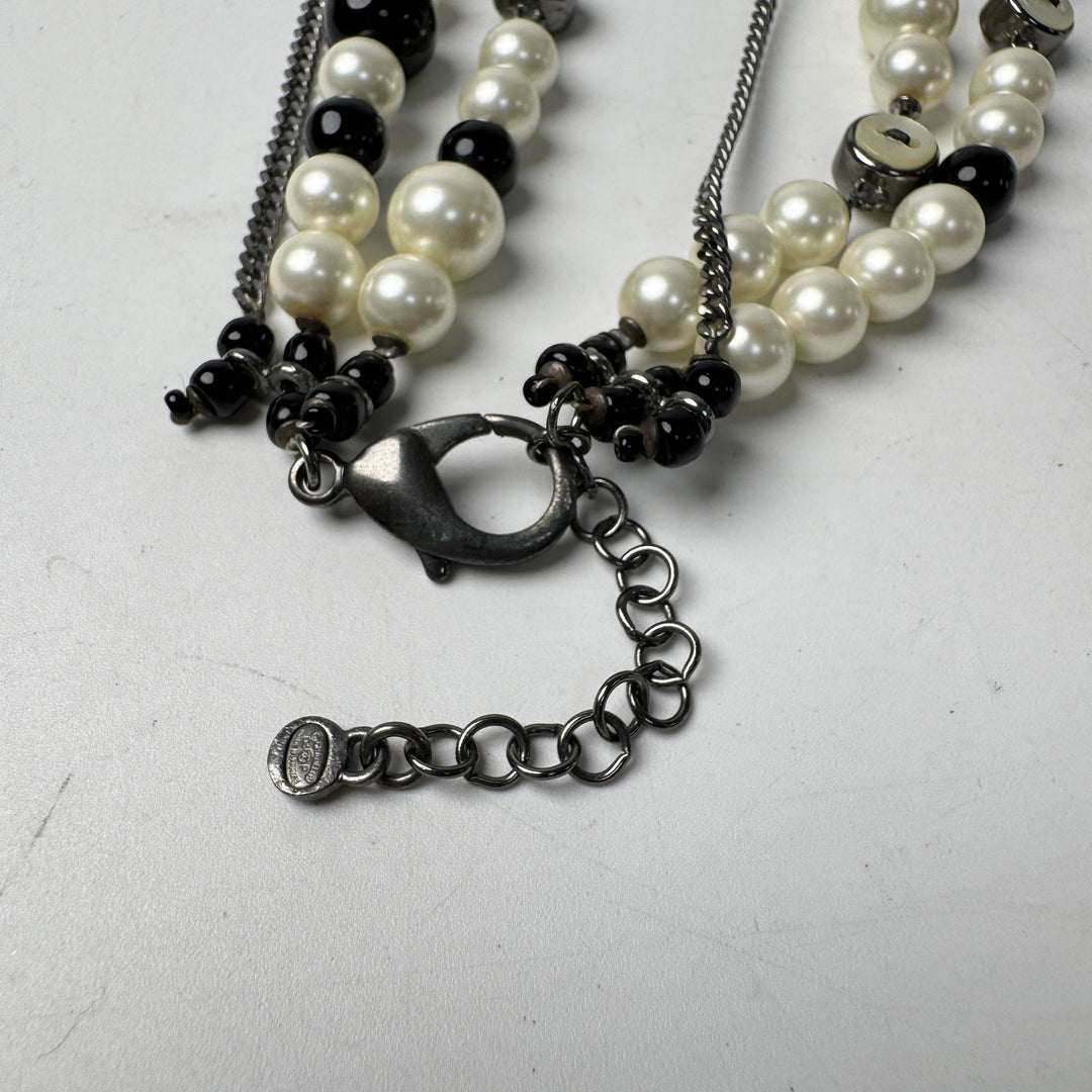 [入手困難] シャネル CHANEL ロング ネックレス ココマーク フェイクパール 03P レディース