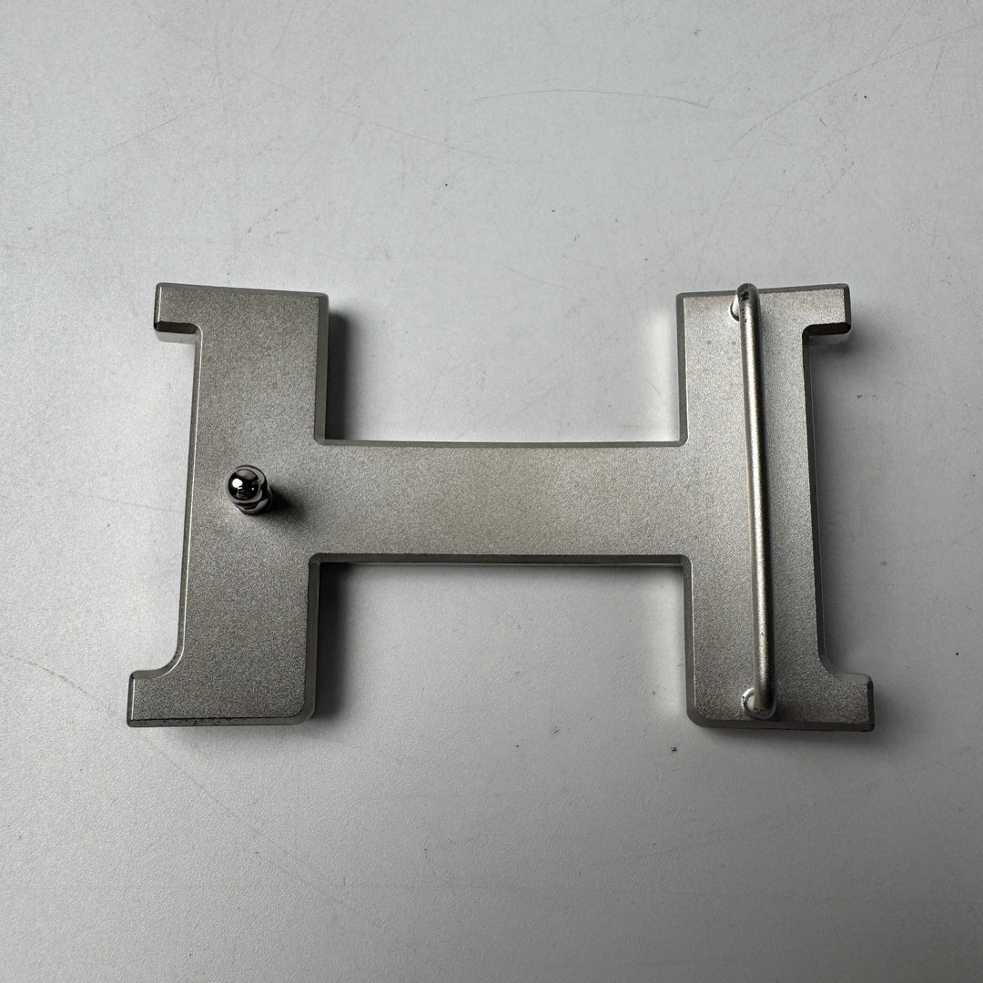 美品 エルメス HERMES コンスタンス ベルト ブラック SV金具 W刻印 メンズ