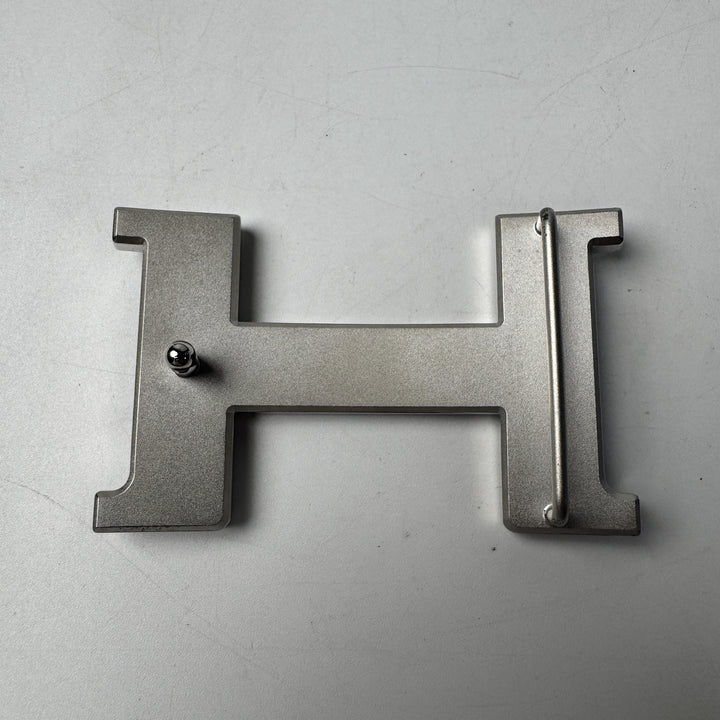 美品 エルメス HERMES コンスタンス ベルト ブラック SV金具 W刻印 メンズ