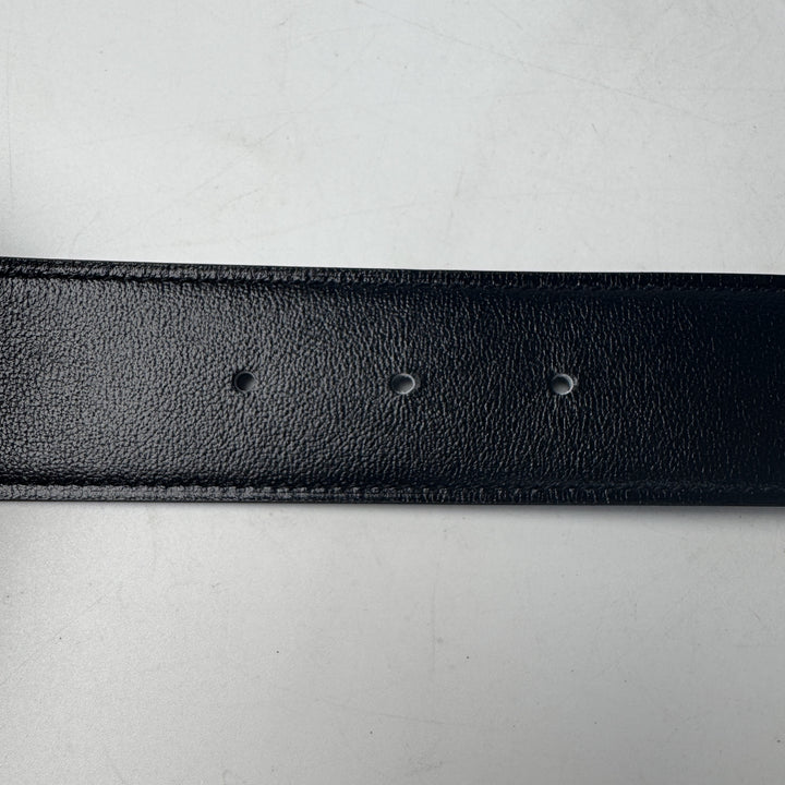 美品 エルメス HERMES コンスタンス ベルト ブラック SV金具 W刻印 メンズ