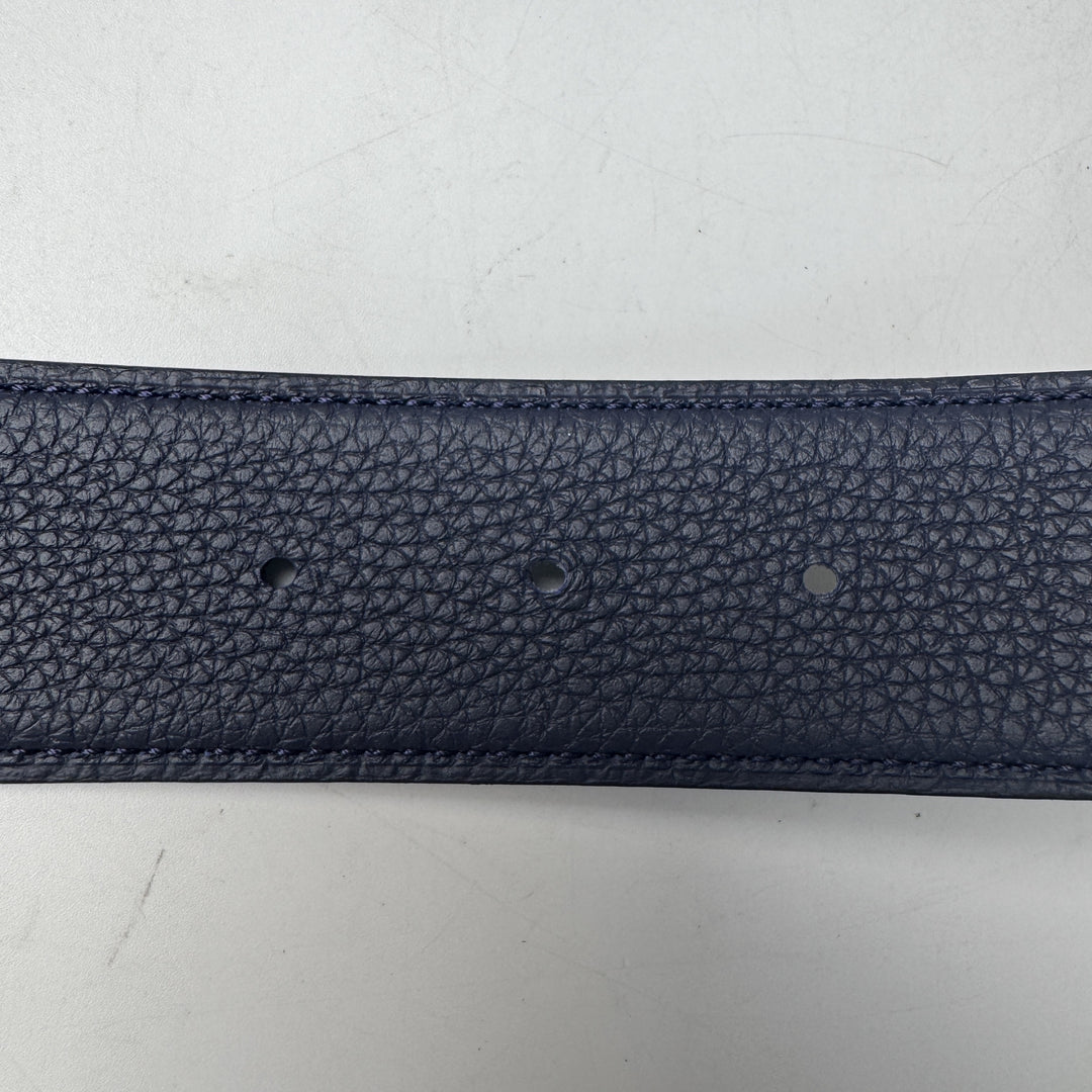 美品 エルメス HERMES コンスタンス ベルト ブラック SV金具 W刻印 メンズ