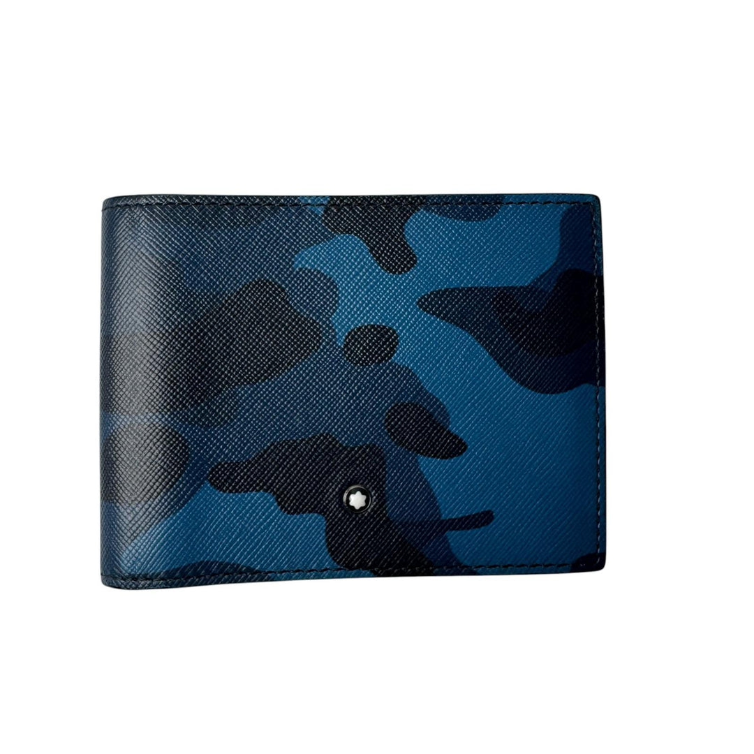 モンブラン MONTBLANC サルトリアル カモフラージュ ブルー マネークリップ ウォレット メンズ