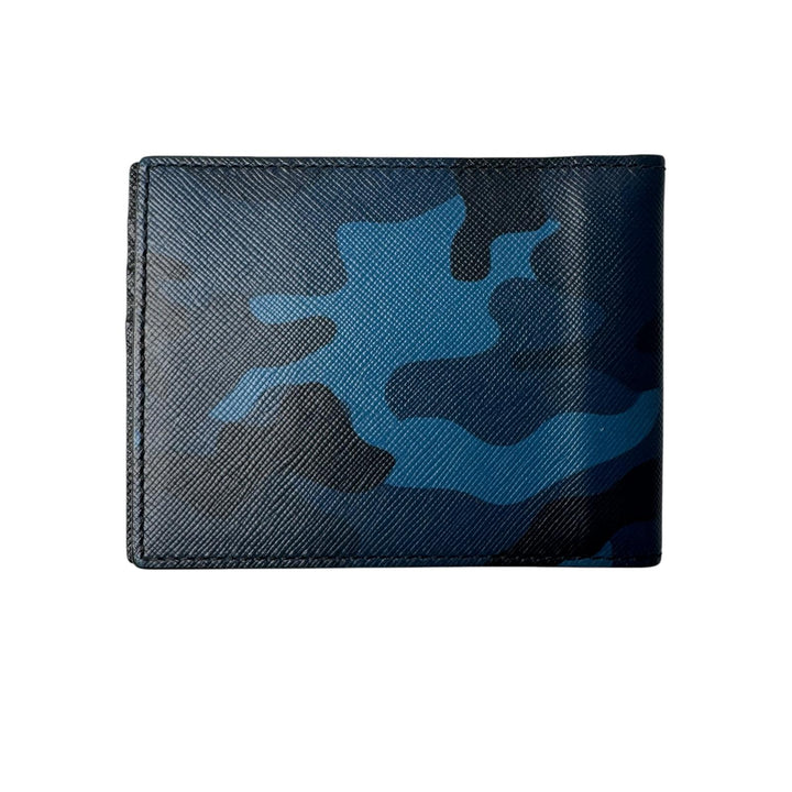 モンブラン MONTBLANC サルトリアル カモフラージュ ブルー マネークリップ ウォレット メンズ