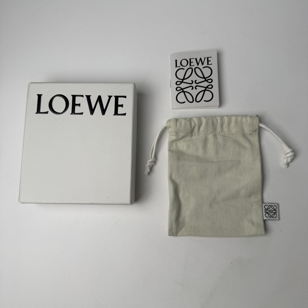 ロエベ LOEWE アナグラム L字ファスナー コインケース カードケース 黒 メンズ