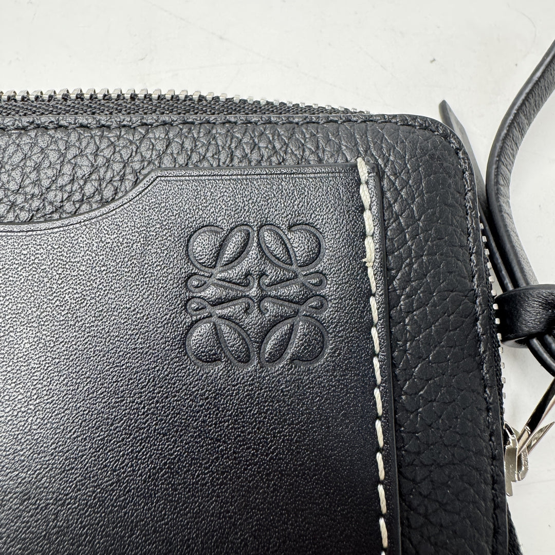ロエベ LOEWE アナグラム L字ファスナー コインケース カードケース 黒 メンズ