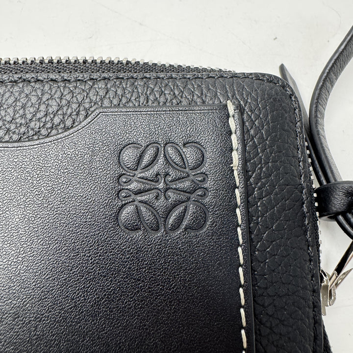 ロエベ LOEWE アナグラム L字ファスナー コインケース カードケース 黒 メンズ