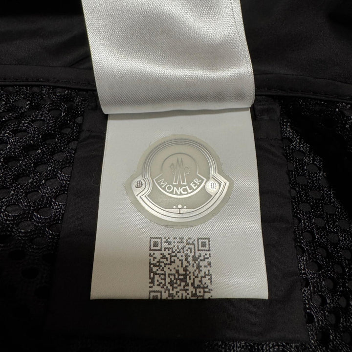 美品 モンクレール MONCLER ペルサン PERSAN メッシュジャケット 黒 サイズ00 F10931A71400 レディース