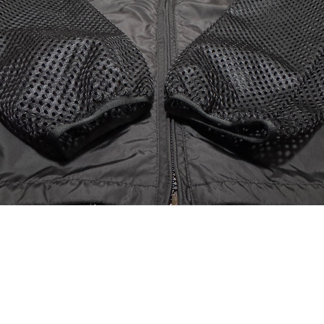 美品 モンクレール MONCLER ペルサン PERSAN メッシュジャケット 黒 サイズ00 F10931A71400 レディース