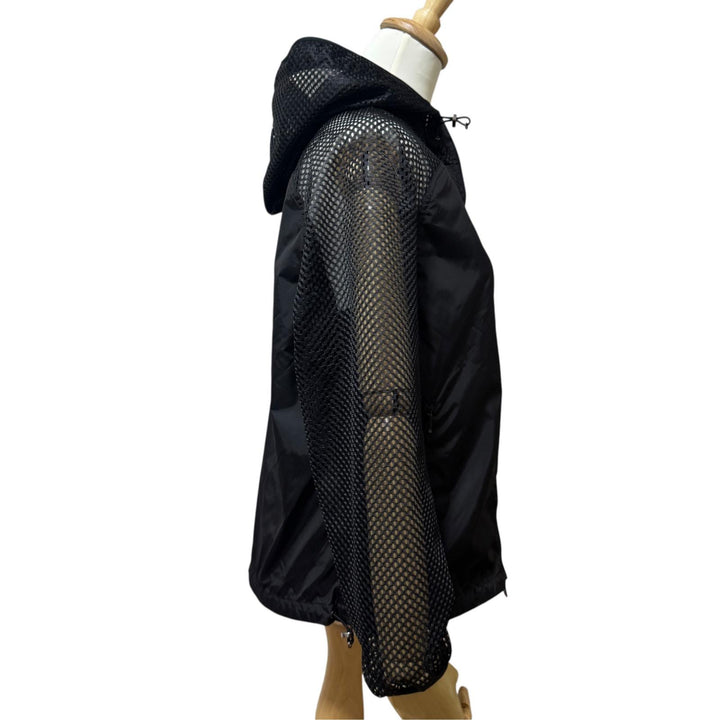 美品 モンクレール MONCLER ペルサン PERSAN メッシュジャケット 黒 サイズ00 F10931A71400 レディース