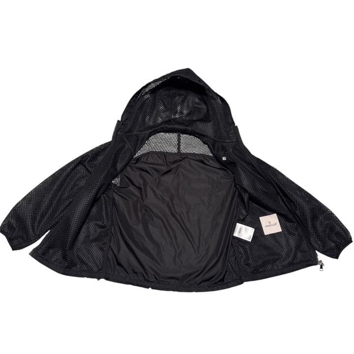 美品 モンクレール MONCLER ペルサン PERSAN メッシュジャケット 黒 サイズ00 F10931A71400 レディース