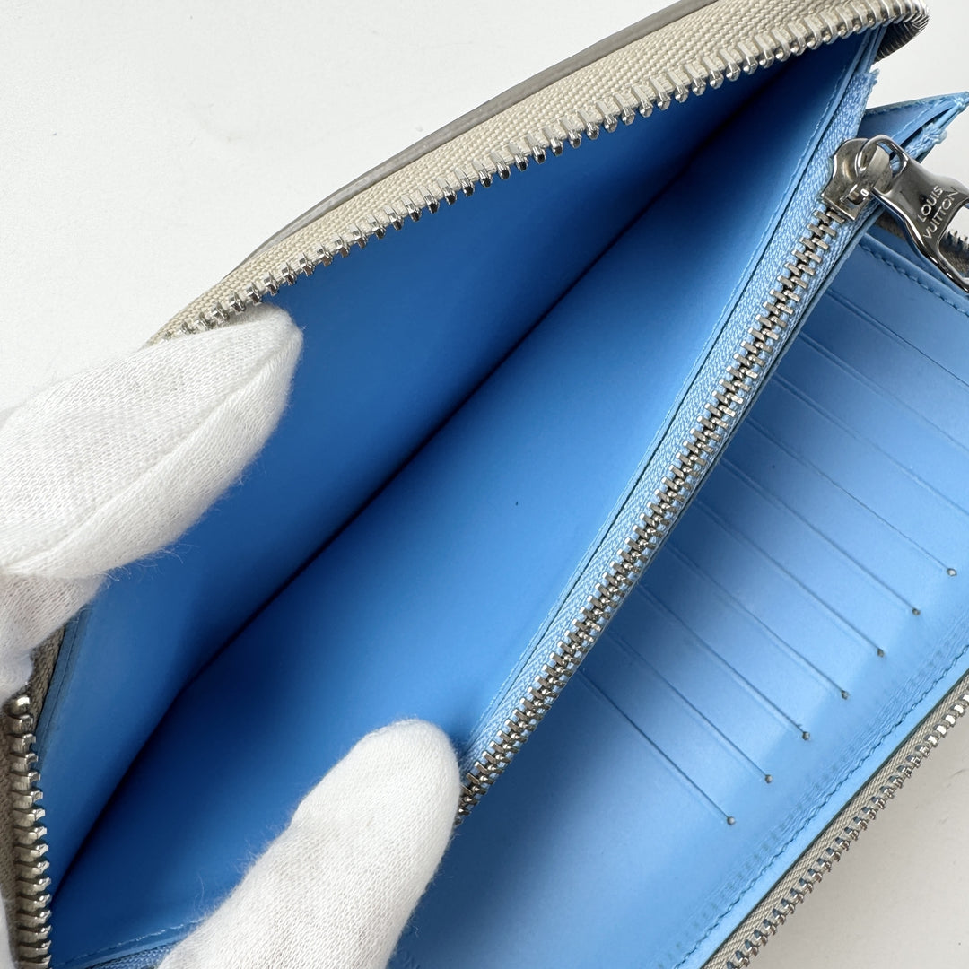 美品 ルイ ヴィトン LOUIS VUITTON ジッピーウォレット クライミング ヴェルティカル M81573 IC メンズ