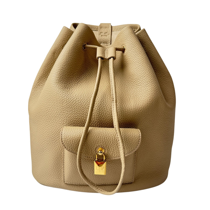 新品同様 ロロ・ピアーナ Loro Piana エクストラ ドローストリング リュック バックパック レディース