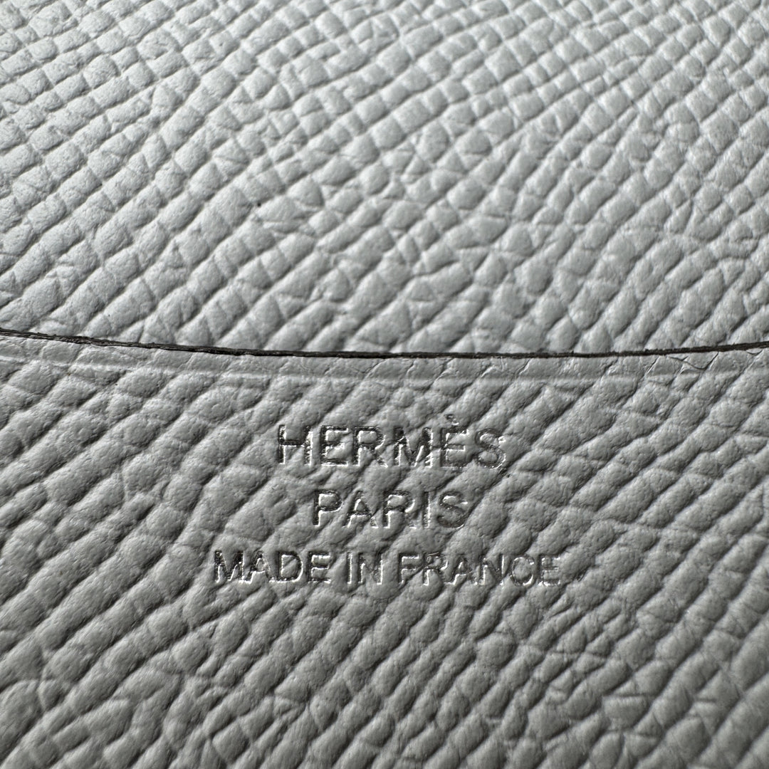 新品 エルメス HERMES アジェンダGM 手帳カバー シルバー金具 エプソン K刻印 レディース