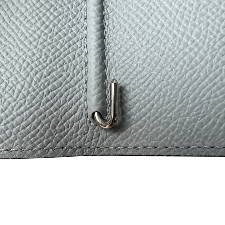 新品 エルメス HERMES アジェンダGM 手帳カバー シルバー金具 エプソン K刻印 レディース