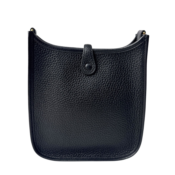 美品 エルメス HERMES エブリンTPM 黒 ノワール ゴールド金具 ショルダーバッグ 斜めがけ クロスボディ レディース