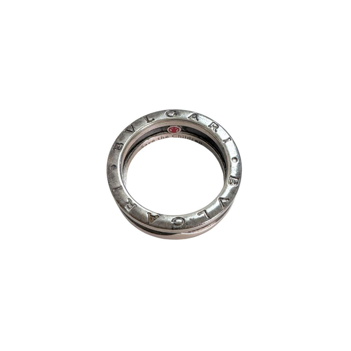 ブルガリ BVLGARI ビーゼロワン セーブザチルドレン リング 指輪 Ag925 #58 約17号（日本サイズ）メンズ