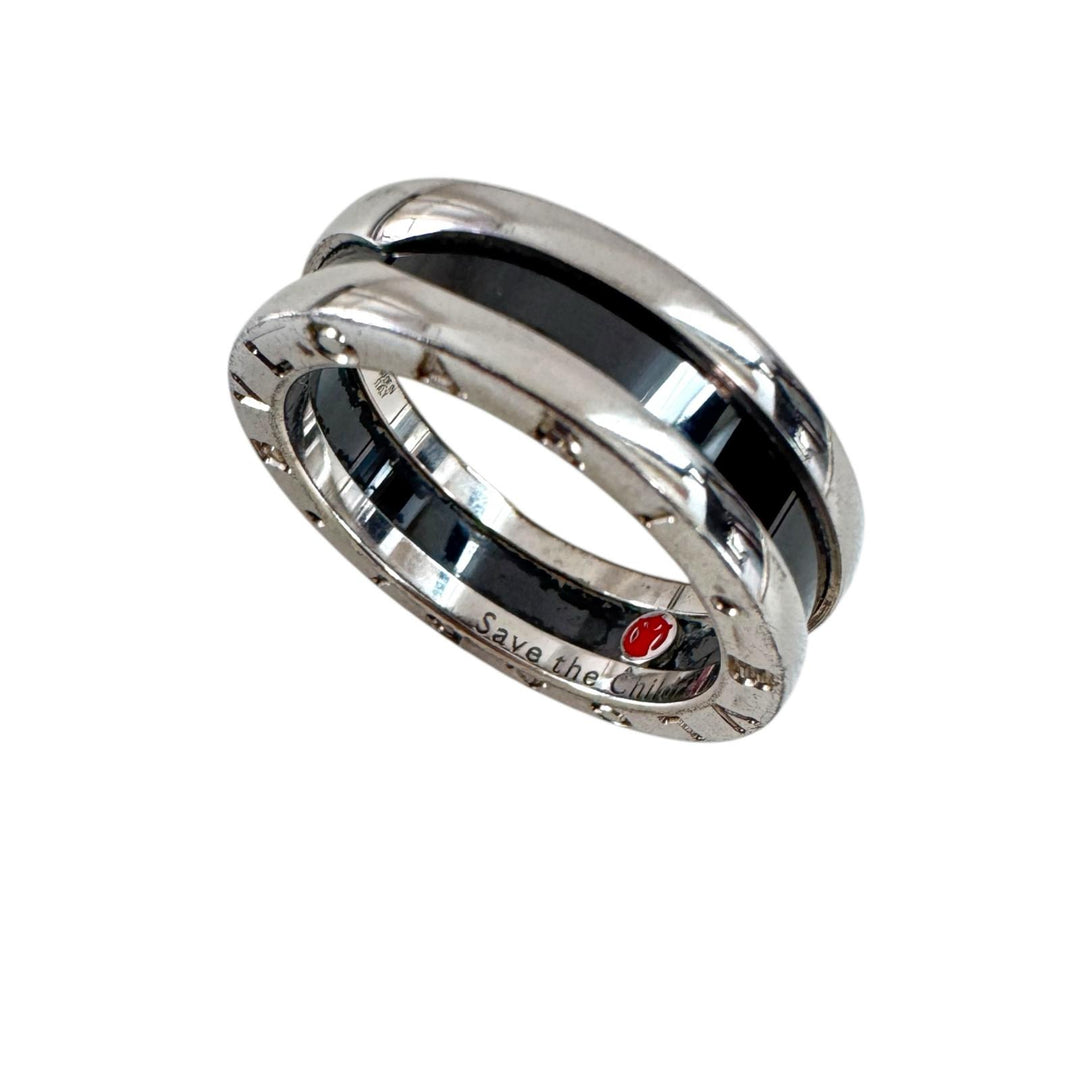 ブルガリ BVLGARI ビーゼロワン セーブザチルドレン リング 指輪 Ag925 #58 約17号（日本サイズ）メンズ