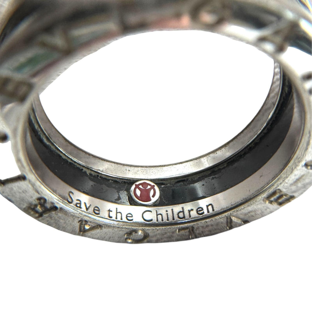 ブルガリ BVLGARI ビーゼロワン セーブザチルドレン リング 指輪 Ag925 #58 約17号（日本サイズ）メンズ