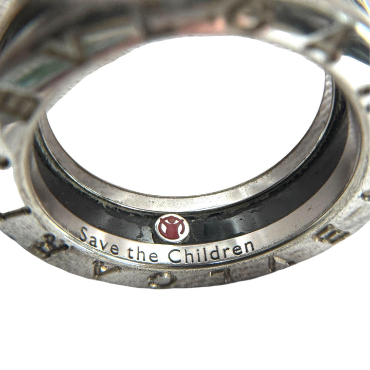 ブルガリ BVLGARI ビーゼロワン セーブザチルドレン リング 指輪 Ag925 #58 約17号（日本サイズ）メンズ