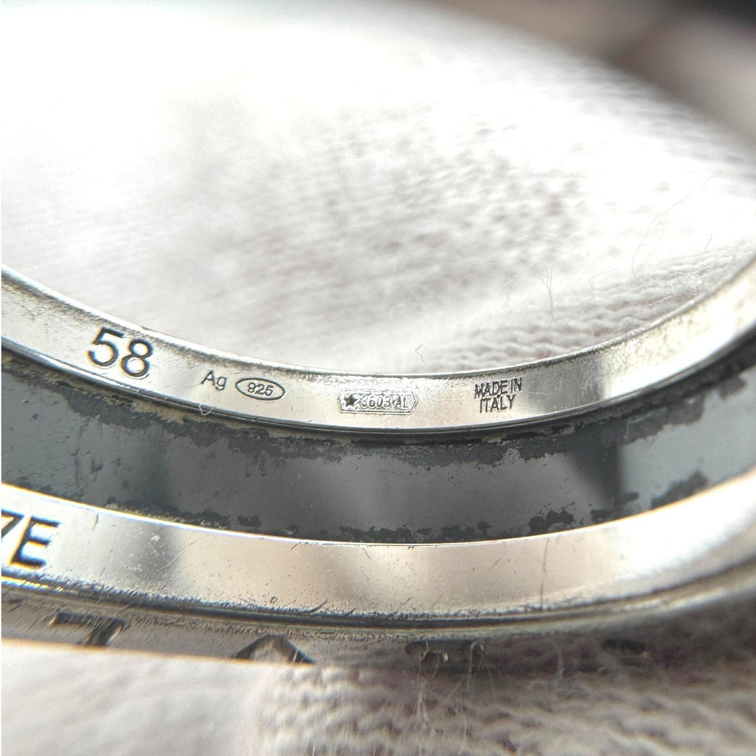 ブルガリ BVLGARI ビーゼロワン セーブザチルドレン リング 指輪 Ag925 #58 約17号（日本サイズ）メンズ