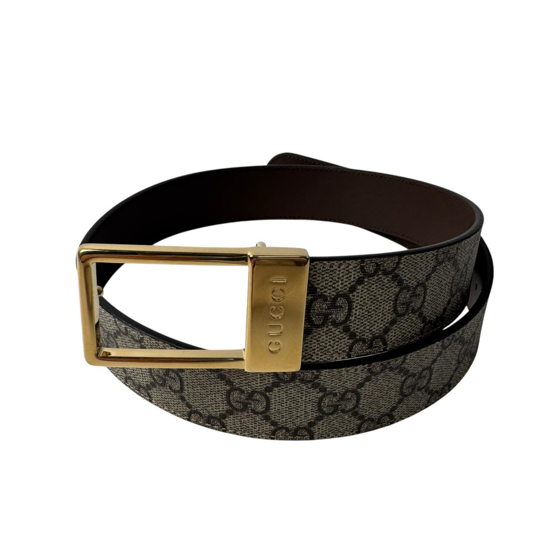 未使用 グッチ GUCCI GGスプリーム レクタングルバックル 722370 ユニセックス