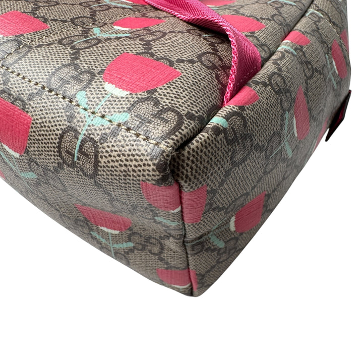 新品 グッチ GUCCI キムスンヨンチルドレンズ フラワープリントリュック レディース