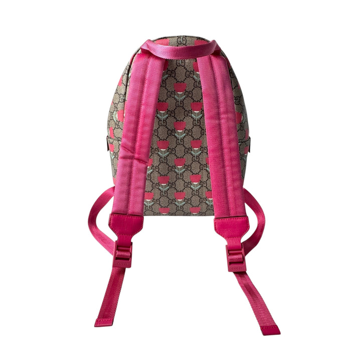 新品 グッチ GUCCI キムスンヨンチルドレンズ フラワープリントリュック レディース