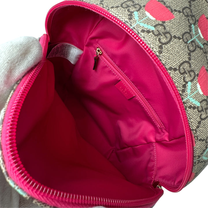 新品 グッチ GUCCI キムスンヨンチルドレンズ フラワープリントリュック レディース
