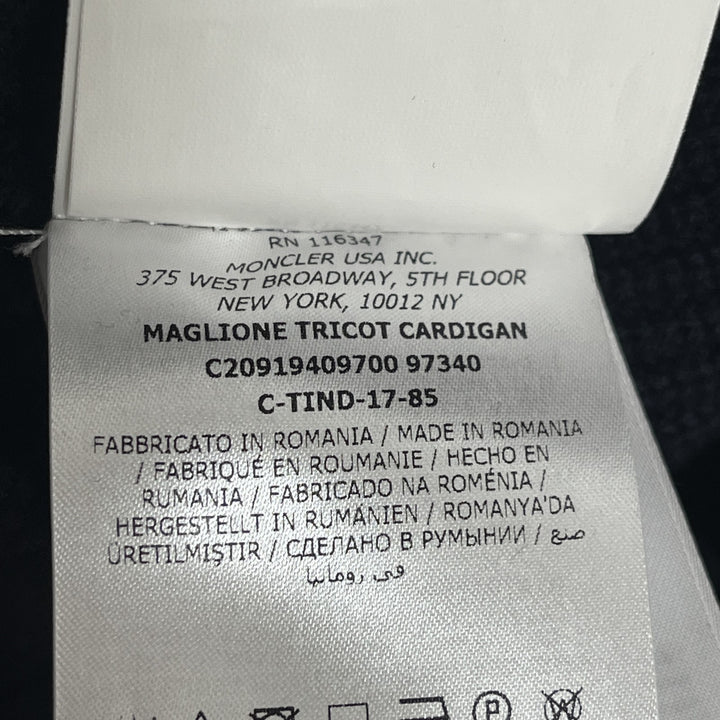 モンクレール MONCER ニット切り替え ダウンジャケット XXL maglione tricot cardigan メンズ