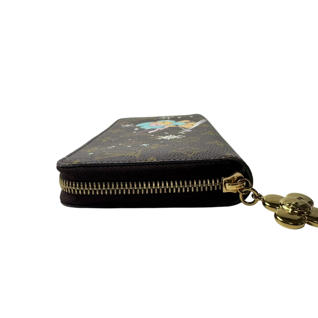 ルイヴィトン LOUIS VUITTON モノグラム ジッピーウォレット ホリデー限定 M12223 IC レディース