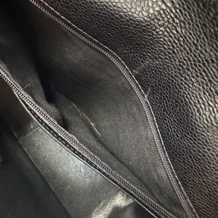 美品 シャネル CHANEL ダイアナ フラップ マトラッセ 25 A01165 キャビアスキン チェーンショルダーバッグ レディース