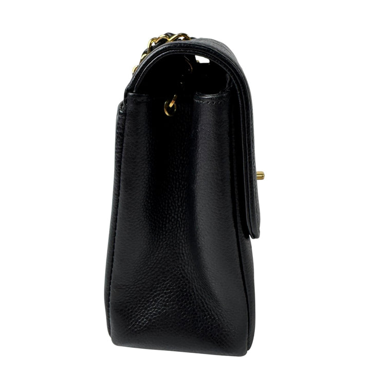 美品 シャネル CHANEL ダイアナ フラップ マトラッセ 25 A01165 キャビアスキン チェーンショルダーバッグ レディース