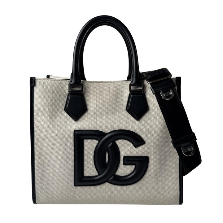 ドルチェ&ガッバーナ D&G Dolce＆Gabbana 2way トートバッグ ショルダーバッグ DGロゴ キャンバス 斜めがけ クロスボディ レディース