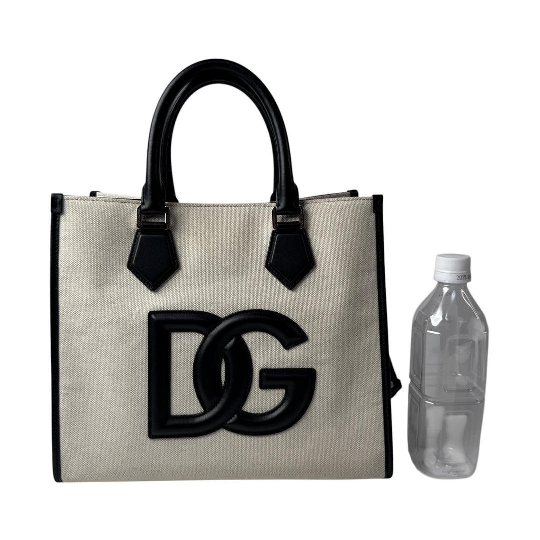 ドルチェ&ガッバーナ D&G Dolce＆Gabbana 2way トートバッグ ショルダーバッグ DGロゴ キャンバス 斜めがけ クロスボディ レディース