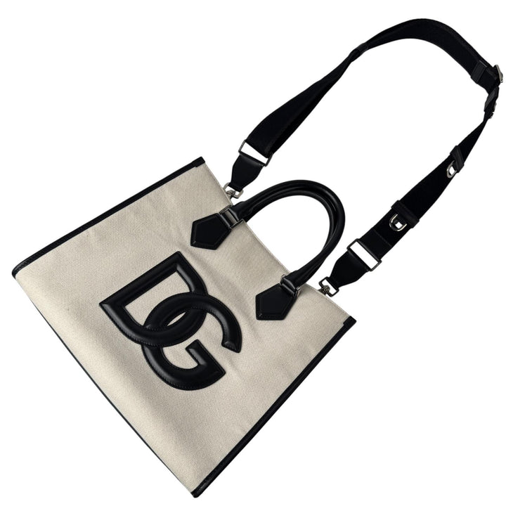 ドルチェ&ガッバーナ D&G Dolce＆Gabbana 2way トートバッグ ショルダーバッグ DGロゴ キャンバス 斜めがけ クロスボディ レディース