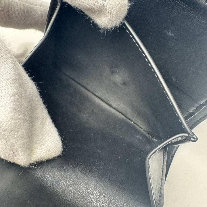セリーヌ CELINE トリオンフ スモールフラップウォレット ブラック レディース