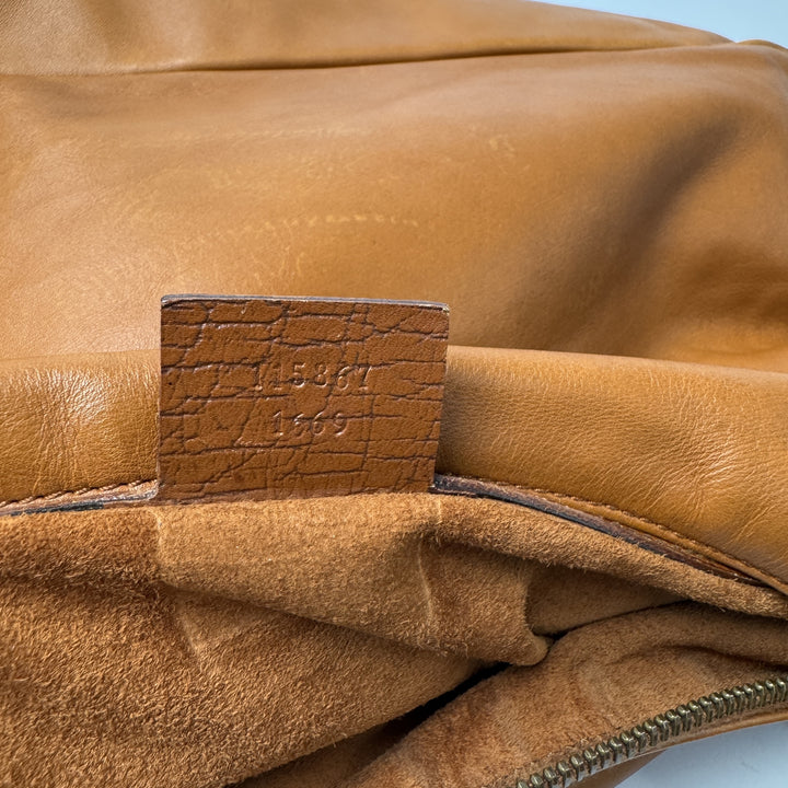 グッチ GUCCI ホースビット ワンショルダーバッグ レザー 本革 キャメル 115867 レディース