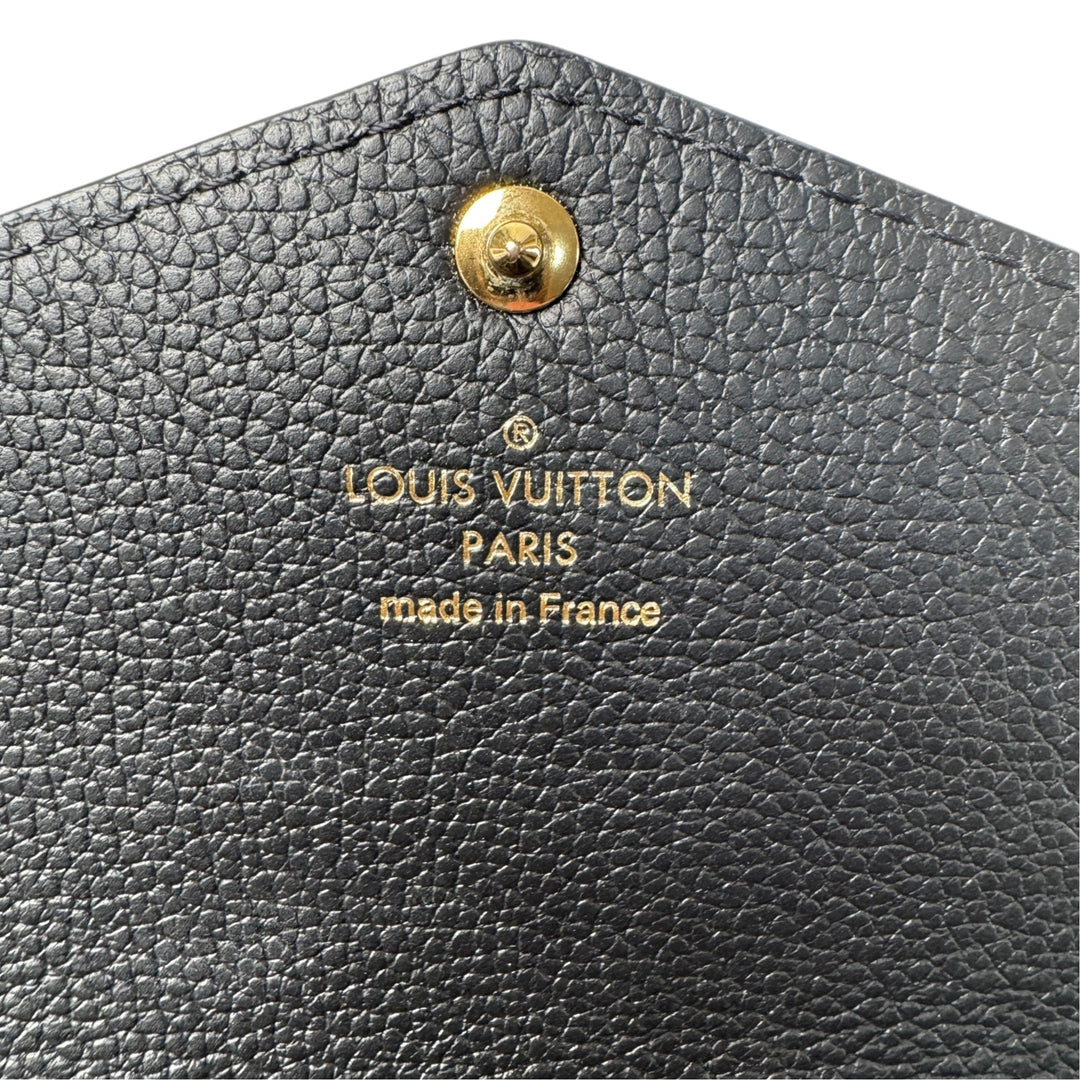 新品 ルイヴィトン LOUIS VUITTON アンプラント ポルトフォイユ サラ M82257 IC 黒 ブラック レディース