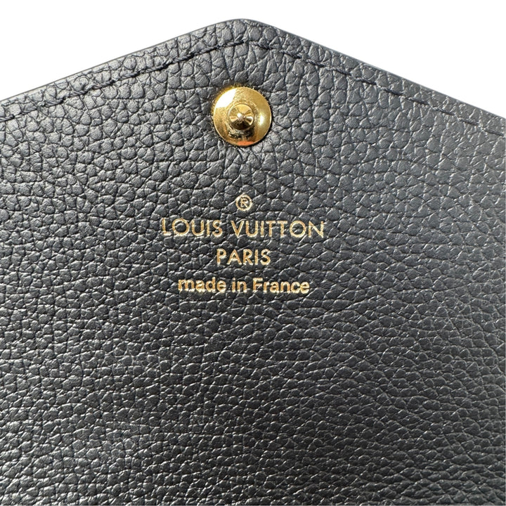 新品 ルイヴィトン LOUIS VUITTON アンプラント ポルトフォイユ サラ M82257 IC 黒 ブラック レディース